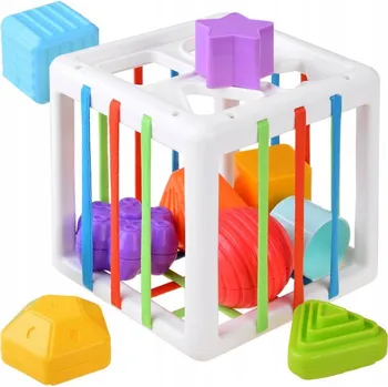 Hračka pro nejmenší Hračka na třídění kostek pro miminka, guma ZA4310