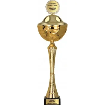 Zlatý pohár s víkem 49 cm + GRAVÍROVÁNÍ DÁREK