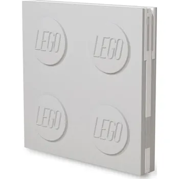 Zápisník LEGO 52448 Notes s perem, šedý