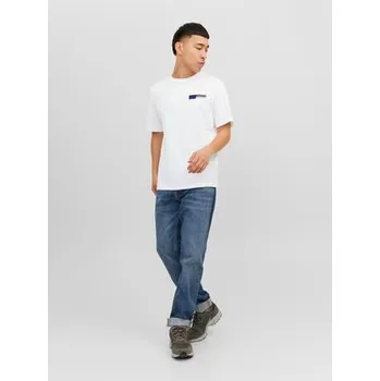 Oblečení a móda Jack & Jones T-Shirt Corp 12233999 Bílá Standard Fit XXL