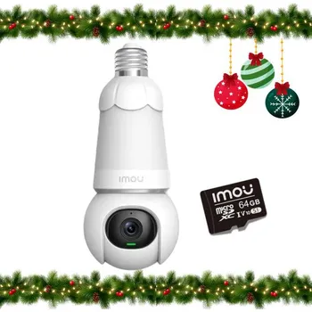 IP kamera Imou Bulb Cam 5MP IP kamera s paměťovou kartou Goodram 64BG