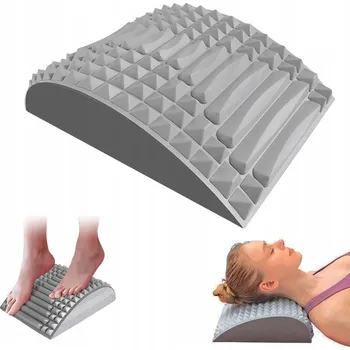 Masážní přístroj POMŮCKA PRO PROTAHOVÁNÍ krku a ZAD, SILNÁ MASÁŽNÍ PŘÍSTROJ PODLOŽKA PRO PÁTEŘ, ZDRAVOTNÍ