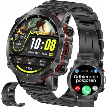 Hodinky Pánské hodinky CHYTRÉ HODINKY Rubicon 400mAh HOVORY 2 řemínky KROKY SMS FB PULS