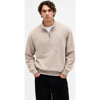 Pánský svetr GAP Oversize pánský svetr GAP černá | krémová 3504737