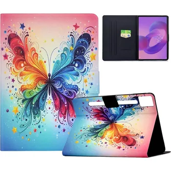 Pouzdro na tablet VSECHNONAMOBIL 130919 ART Sklápěcí pouzdro Lenovo Idea Tab Pro BAREVNÝ MOTÝL