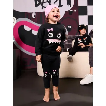 Dívčí oblečení Sinsay - Legíny Zombie Dash - černá - 063BZ-99X - 063BZ-99X-80-1