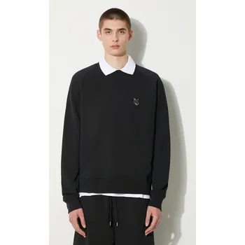 Dámská mikina Bavlněná mikina Maison Kitsuné Bold Fox Head Patch Oversize Sweatshirt, S, černá, 99X