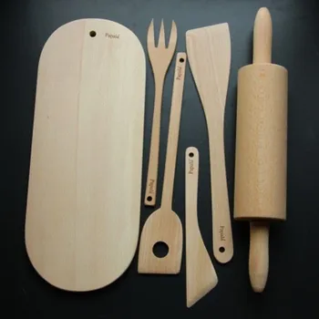 Vařečka Sada dřevěné náčiní do kuchyně - Lenka