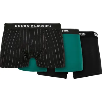 Boxerky Boxerky Urban Classics z organické bavlny Barva: pinstripe aop+black+treegreen, Velikost: S