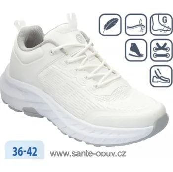Dámská zdravotní obuv SANTÉ WD/S25 WHITE vych. obuv vel.36-42, --- - 39