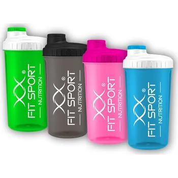 Shaker FitSport Nutrition 700ml - šejkr neon pink