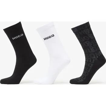 Pánské oblečení Ponožky Hugo Boss H-3-Pack Qs Logo Piquet Cc Multicolor 40-46