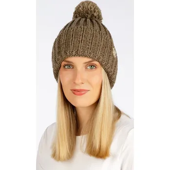 Pokrývka hlavy Pletená čepice LITEX hnědá Velikost: UNI
