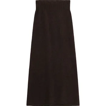 Dámské oblečení IMPERIAL High Waist Brown sukně Univerzální Hnědá