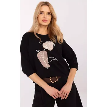 Dámská halenka Halenka RV BZ A264.21 černá jedna velikost