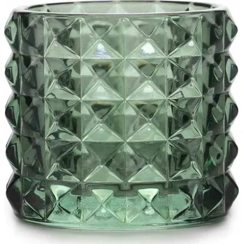 Svícen AMELIAHOME MALAGA SVÍCEN ve stylu GLAMOUR -112577- Lahvově Zeleň