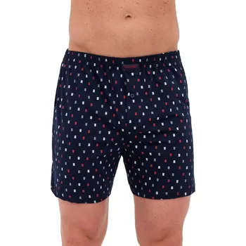 Pánské oblečení Pánské trenýrky 002/330 Comfort - CORNETTE tmavě modrá L