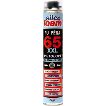 Montážní pěna Pěna pistolová zimní 65 XXL, 750 ml, žlutá, SILCOFOAM