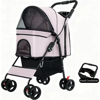 Kočárek Kočárek pro domácí mazlíčky 2v1 - skládací Kočárek pro domácí mazlíčky 2v1