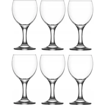 Sklenice Skleničky na bílé víno LAV MISKET bezbarvé 170ml 6 ks