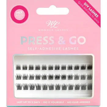 Umělé řasy Bondingové řasy PRESS & GO Natural - samolepicí DIY řasy 8 mm