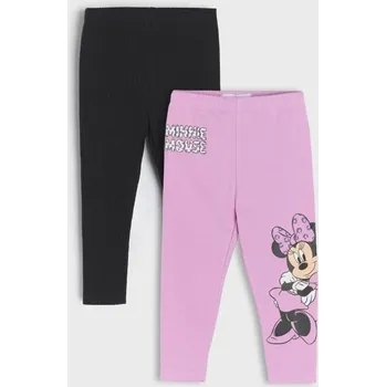 Sinsay - Sada 2 legín Minnie Mouse - fialová - 059BZ-40X - 059BZ-40X-98-1