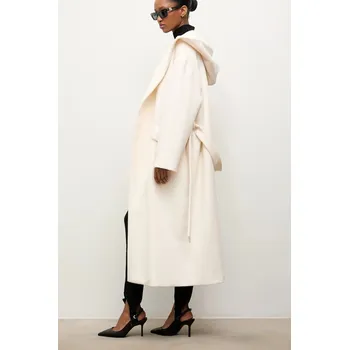 Dámský kabát Vlněný kabát Answear.LAB WA25.KPD004 béžová 01X, vel. L