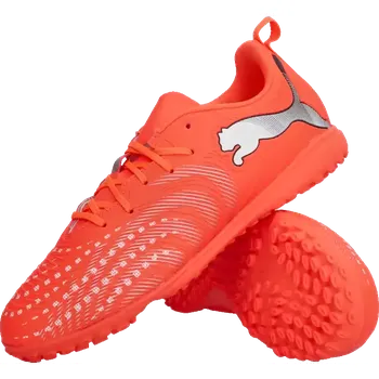 Fotbal Dětské kopačky turfy Puma Future 9 Play TT červené