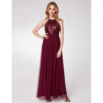 Dámské šaty Elegantní flitrové šaty Ever Pretty bordo 7286 *Velikost: L / 40 / 08 / 12