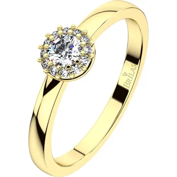 Šperk Rézinka Princess Gold - zásnubní prsten ze žlutého zlata