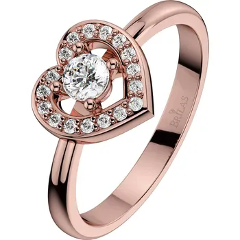 Prsten Lada Princess R Briliant - zásnubní prsten z růžového zlata