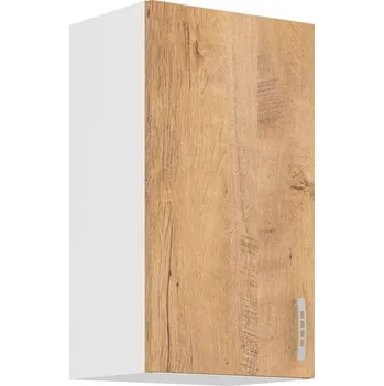 Kuchyňská linka ESTRELLA, horní skříňka 40 G-72 1F, korpus: bílá, dvířka: dub lefkas + vyzvednutí ZDARMA