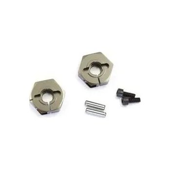 RC model Cramp Wheel Hub (45) Kyosho TF6 - Lazer ZX5-ZX7 (2) Gun Metal - expresní doprava