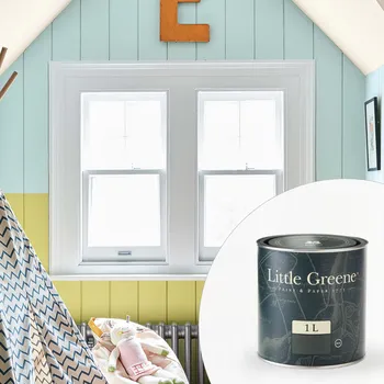 Barva na vlasy Little Greene Barva na dveře a okna pro děti - Vysoký lesk - 1L - Intelligent Gloss Vyberte odstín:: Chocolate Colour (124)