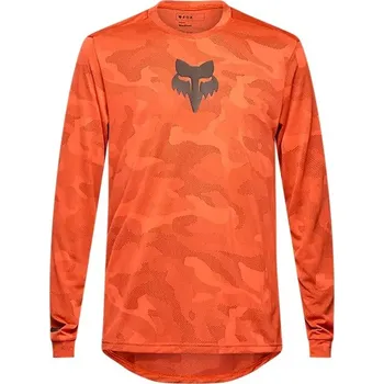 cyklistický dres FOX Ranger TruDri LS dres blood orange, M