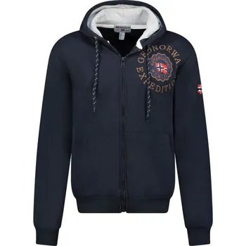 Pánské oblečení Pánská mikina Geganto DB 100 M WZ3025H/GN Tmavě modrá vzor - Geographical Norway tmavě modrá - vzor 2XL