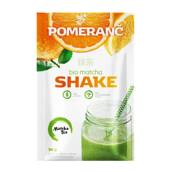 Čokoláda Amylon Bio Matcha Shake pomeranč 30 g