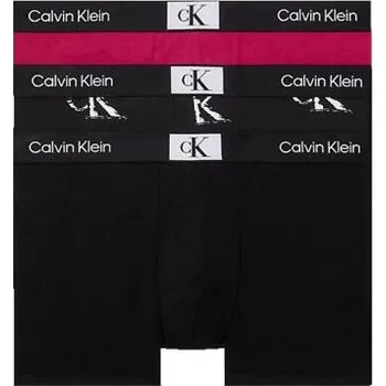 Boxerky Pánské boxery Calvin Klein NB3528E 3 KUSY černá XXL