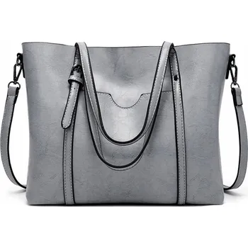 Kabelka PROSTORNÁ KOŽENÁ DÁMSKÁ TAŠKA MĚSTSKÁ KABELKA