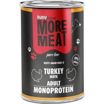 Krmivo pro psa Vlhké krmivo pro psy Buba More Meat Pure Line - KRŮTA, Hypoalergenní - 400g