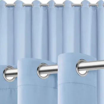 Obraz Závěs polozatemňovací s kroužky 140 cm x 250 cm