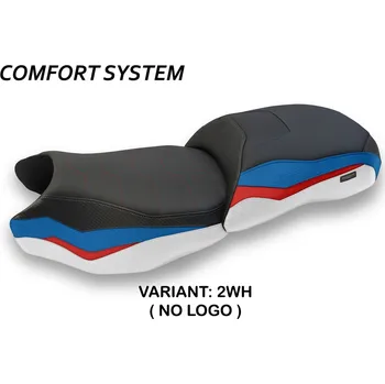 Moto sedlo TPZ Italia Potah sedla BMW R 1250 GS (19-24) Taiwan comfort model potah sedla: bez loga 2WH (white)