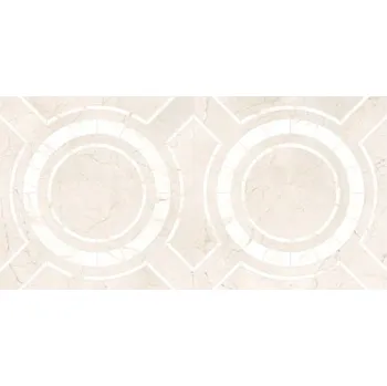 Dlažba Dlažba Dom Intarsi creta satin 3D 60x120 cm leštěná INW00204TS