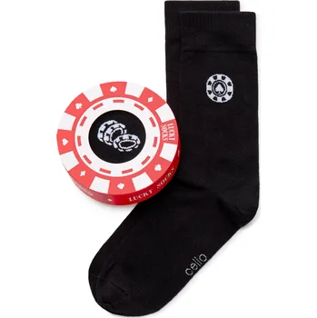 Pánské oblečení Celio vánoční ponožky Celio černá | bílá | červená 3505085