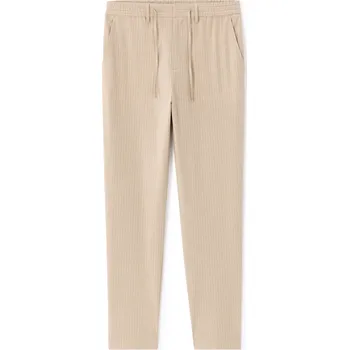 Pánské oblečení Pánské kalhoty Celio Lochay Celio krémová 3504829