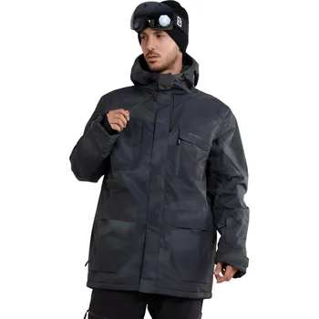 Pánská lyžařská bunda FUNDANGO-Ryder Jacket-575-rock Černá XXL