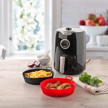 Nádoba na pečení 2 fritovací formy k horkovzdušné fritéze Průměr 20,5 cm, výška 5,5 cm