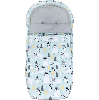 Fusak ESITO | Rostoucí Fusak Soft UNI Lední medvědi Silver - stříbrná / 110 x 49 cm