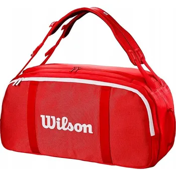 Tenis Taška Wilson Super Tour Red Coaches Duffle červená