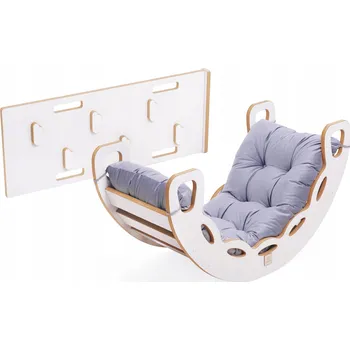 Dětská houpačka Houpačka Lezecká stěna Skluzavka pro děti Montesori Misioo 4v1